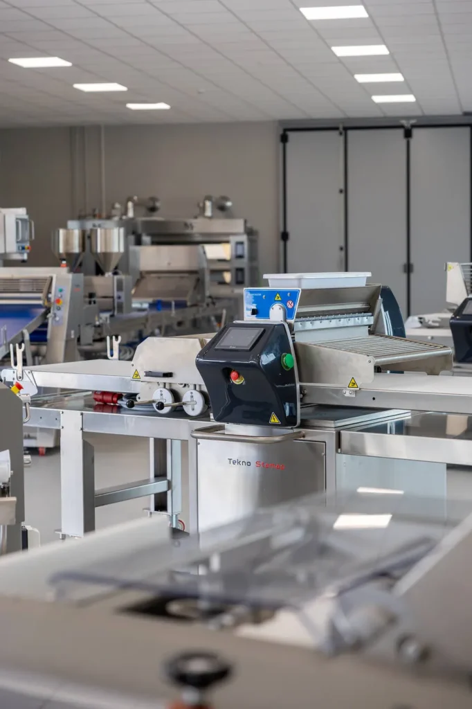 Tekno Stamap dough sheeter in the Stamap Lab showroom